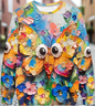 2.) Unisex Animals Sweatshirts