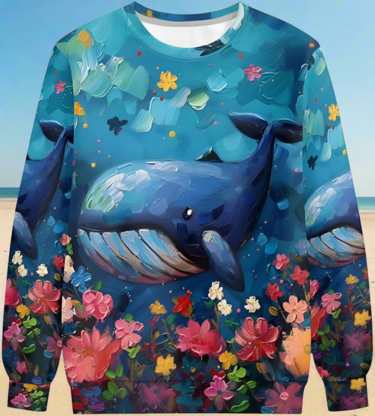 3.) Unisex Animals Sweatshirt