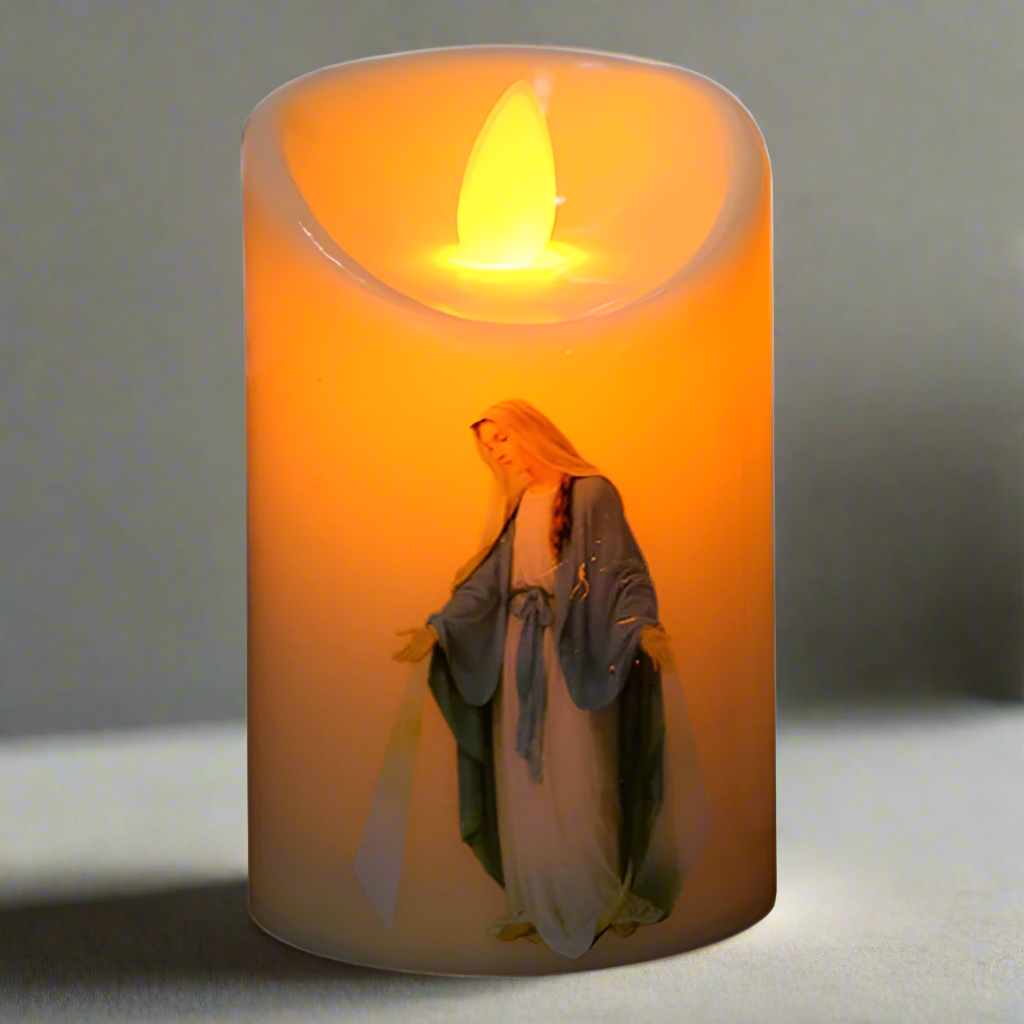 Church LED Candle [SELECTION] - ALOE WINGS STORE