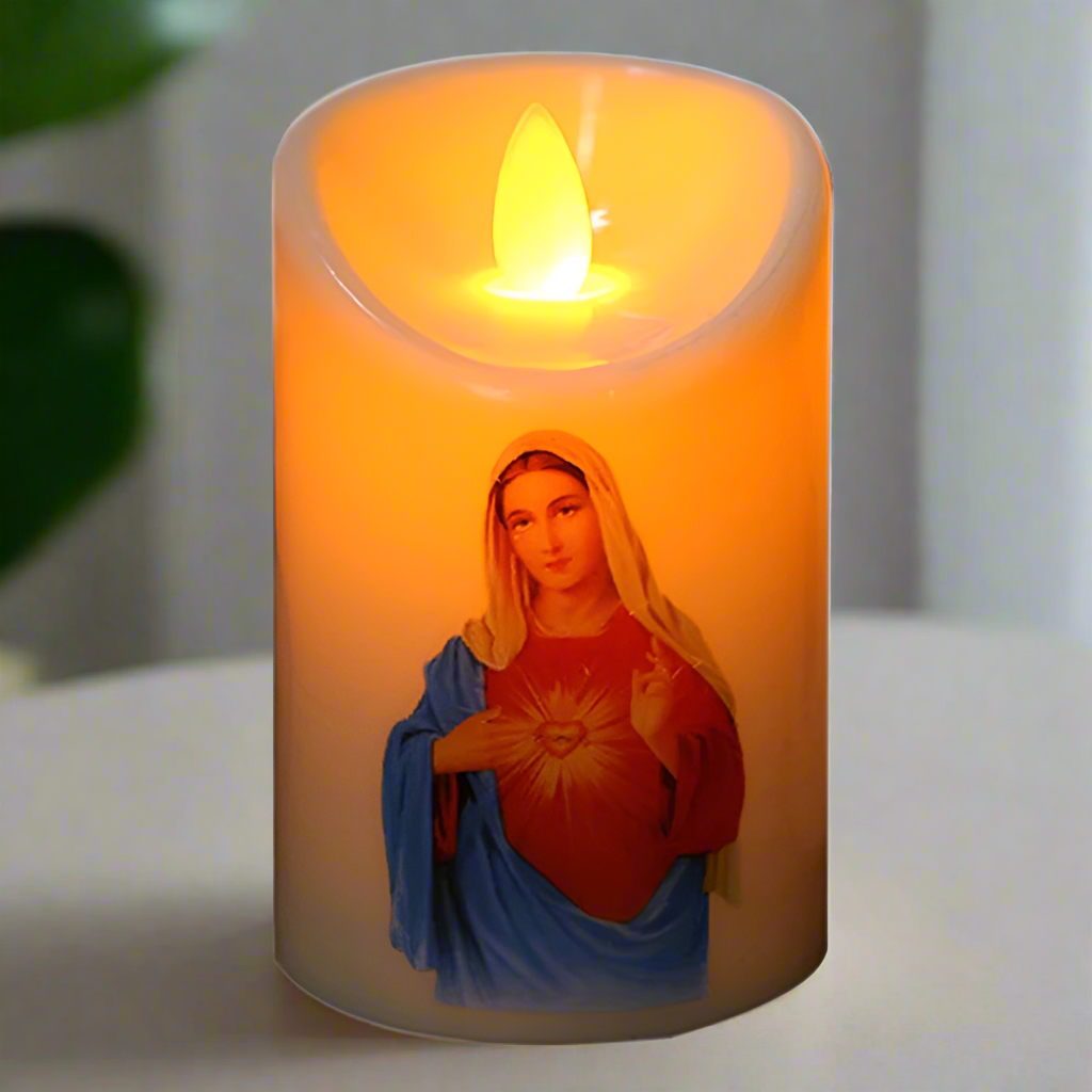 Church LED Candle [SELECTION] - ALOE WINGS STORE