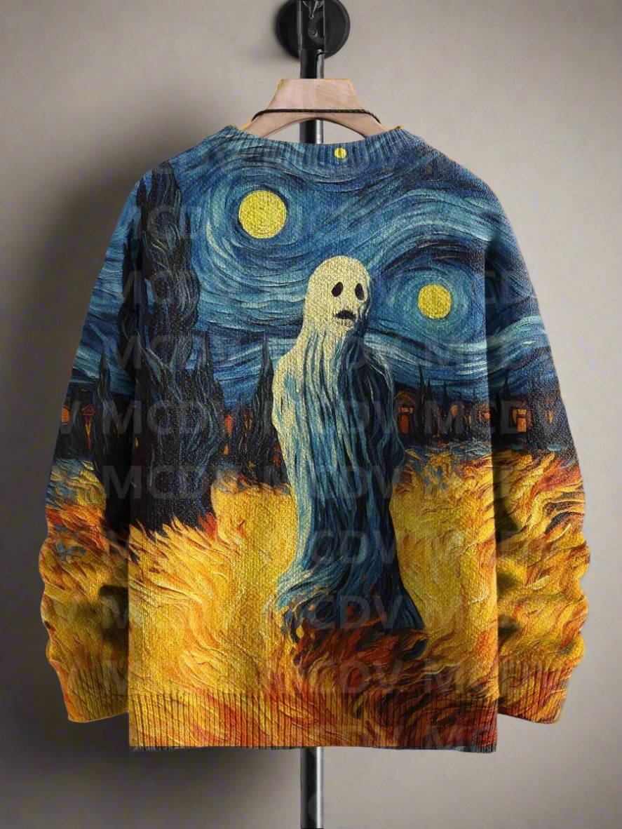 Unisex Plus Size Too Spooky Art Sweatshirt [SELECTION] - ALOE WINGS STORE