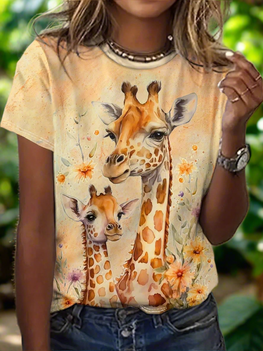 Unisex Casual T-Shirts with Funny 3D Animal Designs Collection - ALOE WINGS STORE