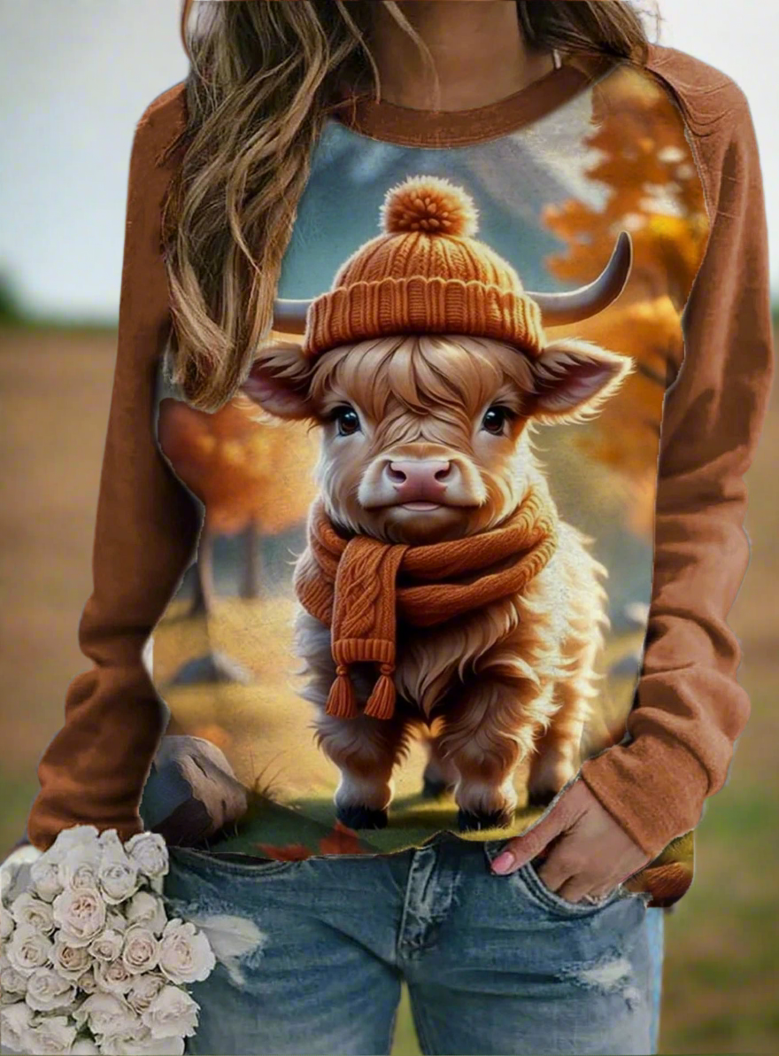 Adorable and Funny Animal Print Sweatshirt Collection - ALOE WINGS STORE