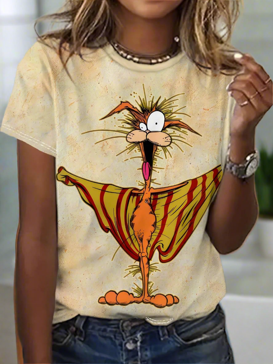 Unisex Casual T-Shirts with Funny 3D Animal Designs Collection - ALOE WINGS STORE
