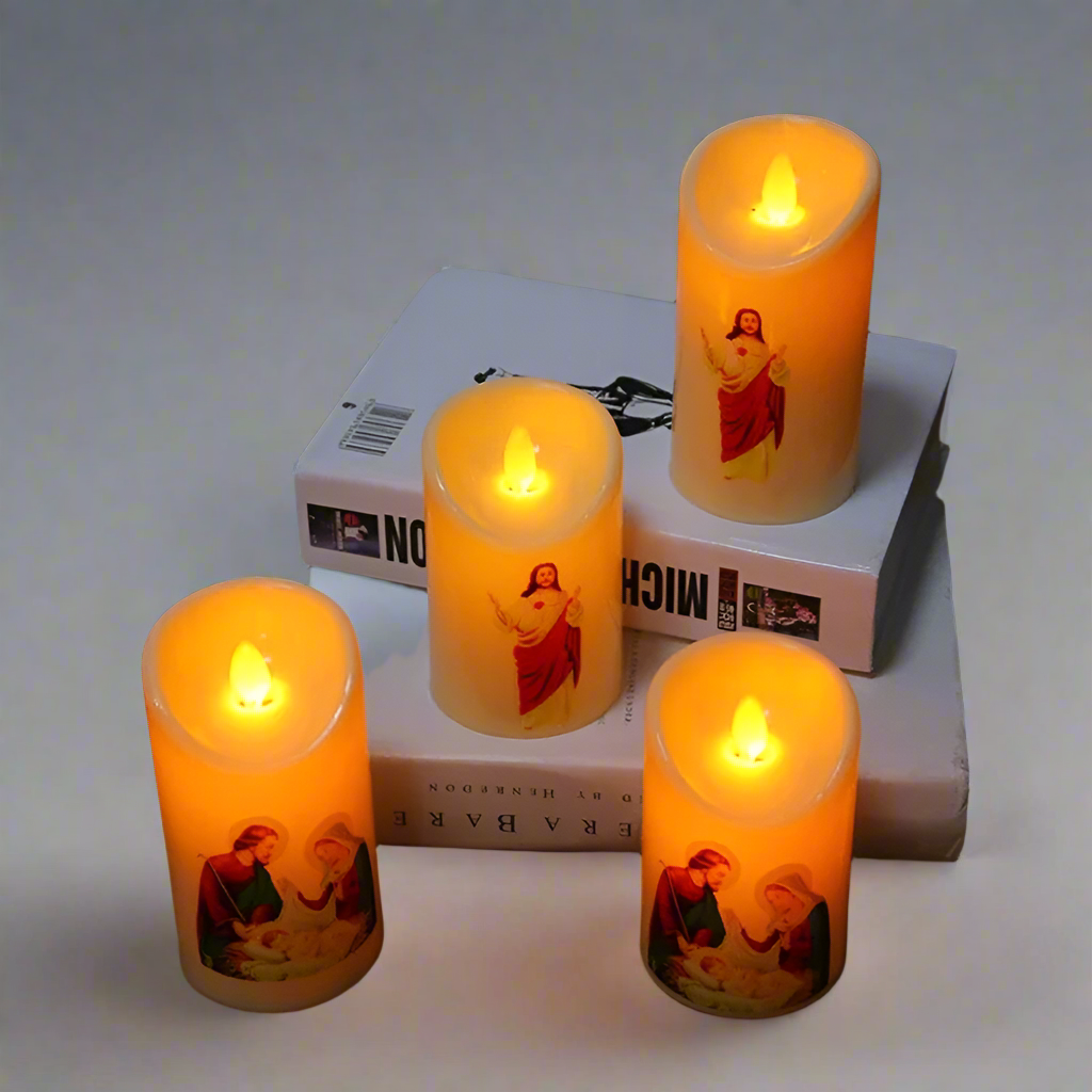 Church LED Candle [SELECTION] - ALOE WINGS STORE