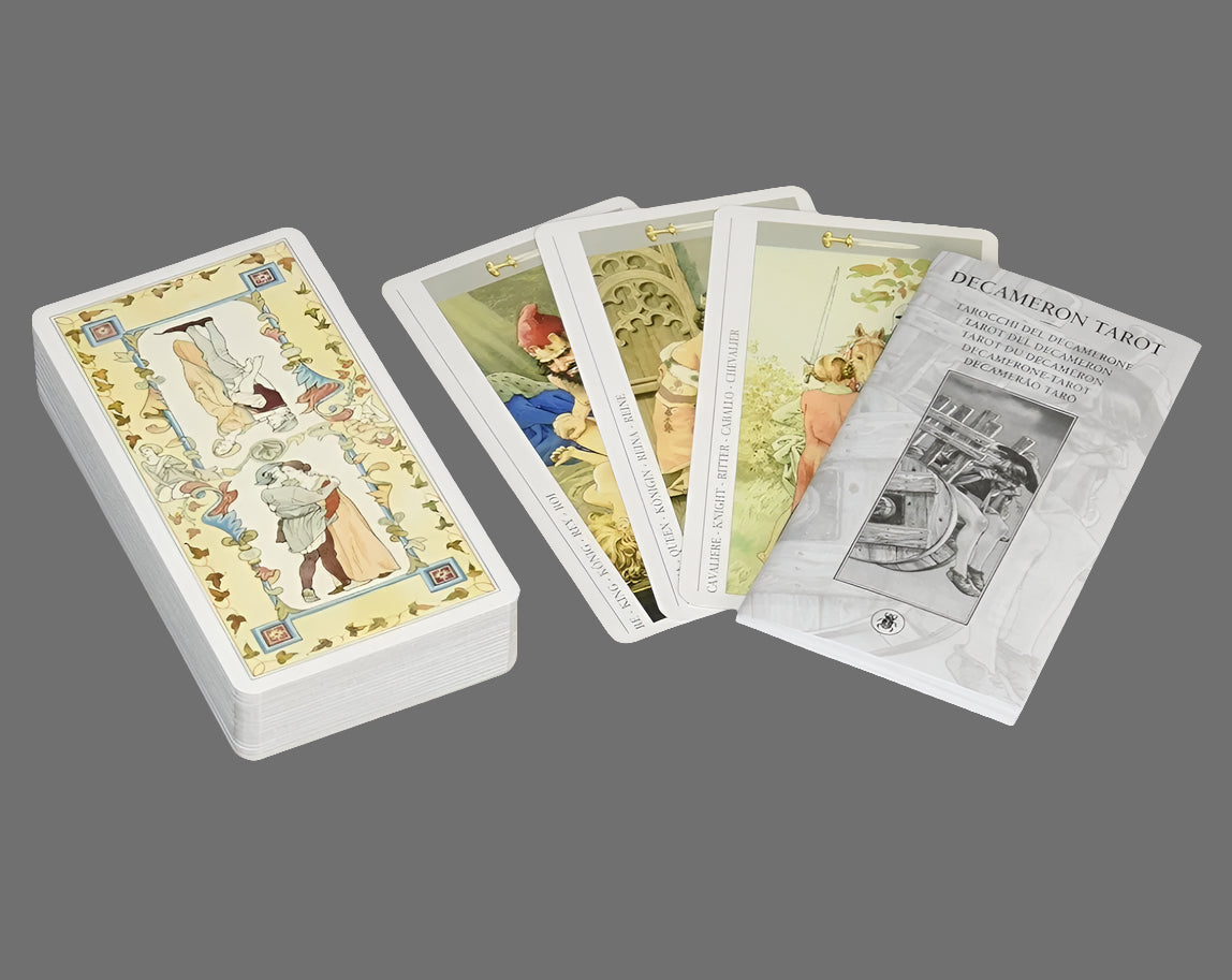 Decameron Tarot Cards with Guidebook - ALOE WINGS STORE