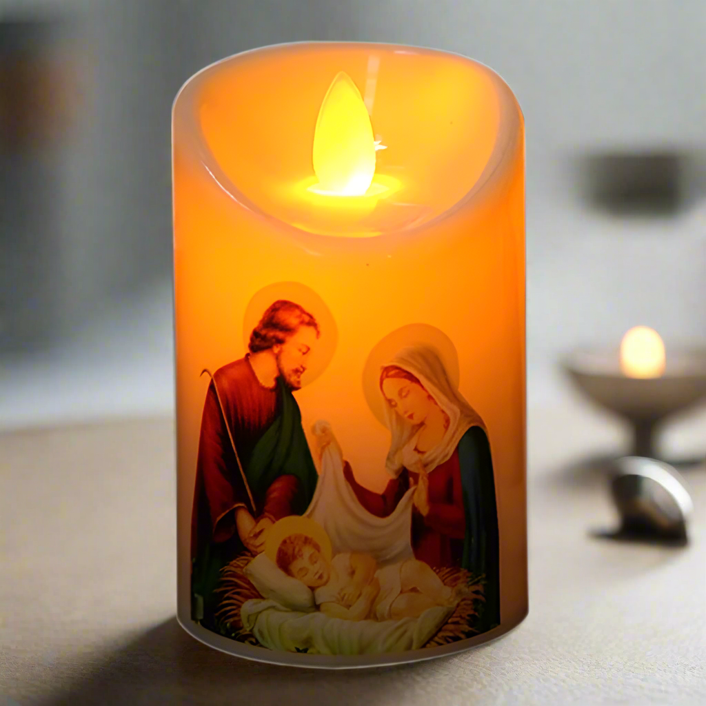 Church LED Candle [SELECTION] - ALOE WINGS STORE