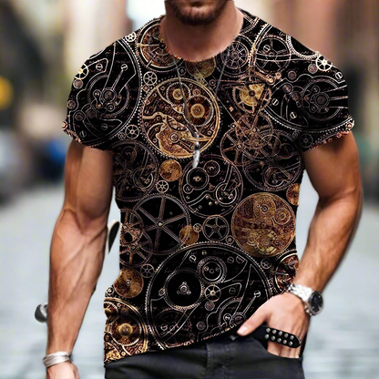 Ethnic Style Patterns Men T-Shirts