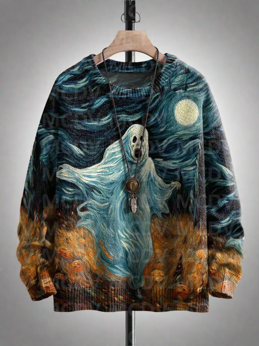 Unisex Plus Size Too Spooky Art Sweatshirt [SELECTION] - ALOE WINGS STORE