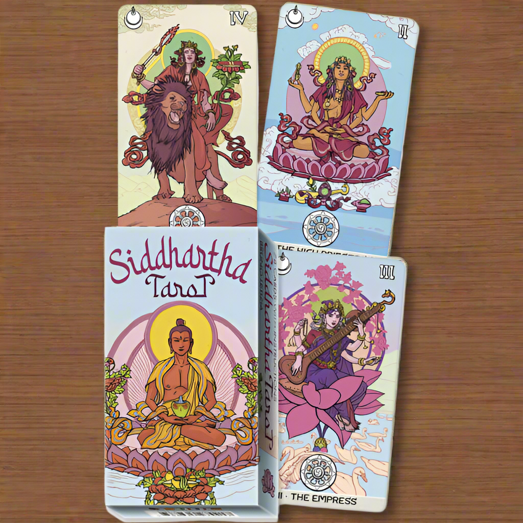 Siddhartha Tarot cards with Guidebook - ALOE WINGS STORE