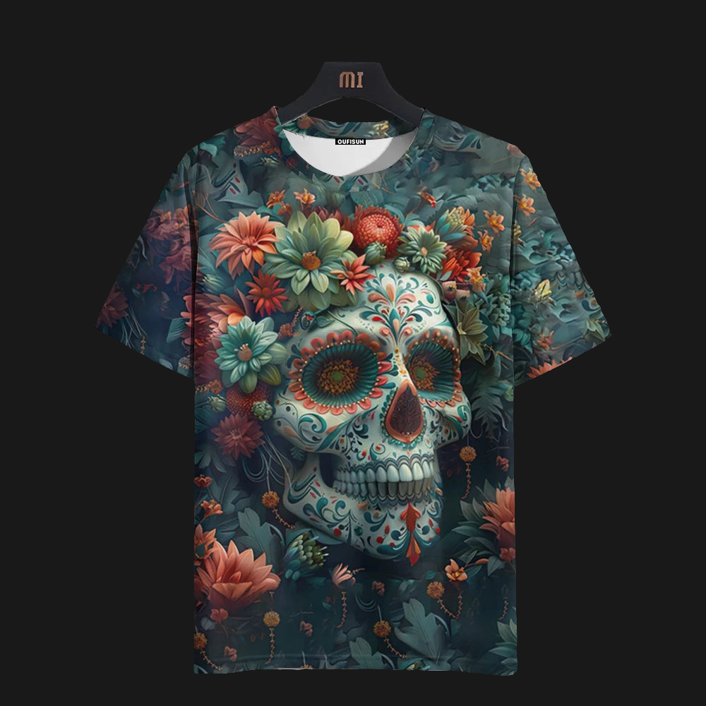 Mexican Skull Day of the Dead Unisex T-Shirts