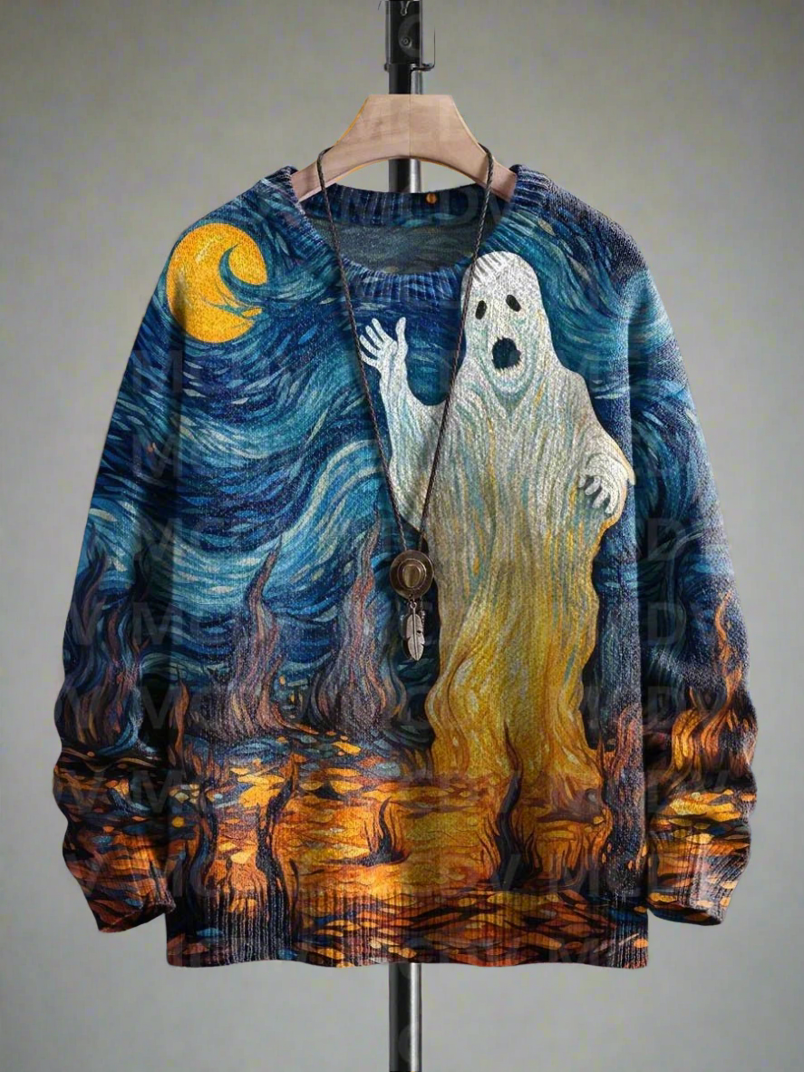 Unisex Plus Size Too Spooky Art Sweatshirt [SELECTION] - ALOE WINGS STORE