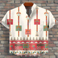 Men’s Retro Ethnic Tribal Print Shirt – Vintage African Style Bamboo Linen Short Sleeve Casual Top | Festival, Beach & Streetwear Fashion