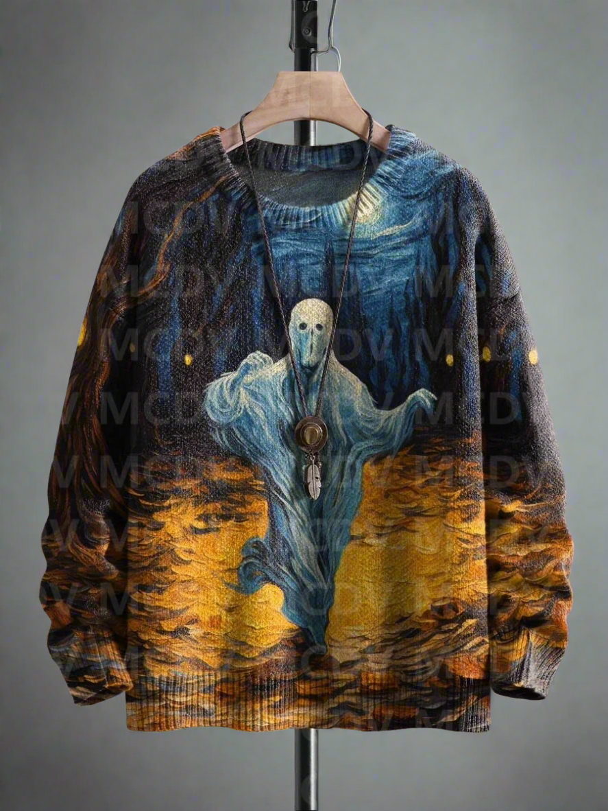 Unisex Plus Size Too Spooky Art Sweatshirt [SELECTION] - ALOE WINGS STORE