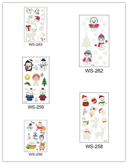 🟢🤶Christmas Glow-In-The-Dark Luminous Tattoo Stickers🎄🟢 - ALOE WINGS STORE