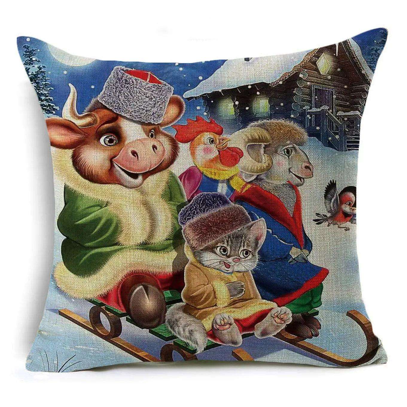 Christmas themed Cushions [SELECTION] - ALOE WINGS STORE