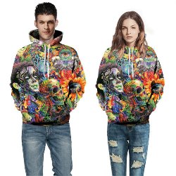 ‍Colorful Abstract Art Hoodie‍ - ALOE WINGS STORE