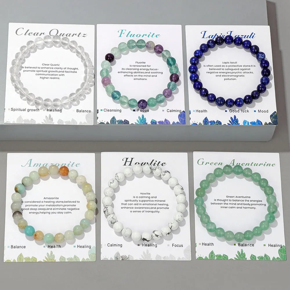 Crystal Beads Bracelet SELECTION - ALOE WINGS STORE