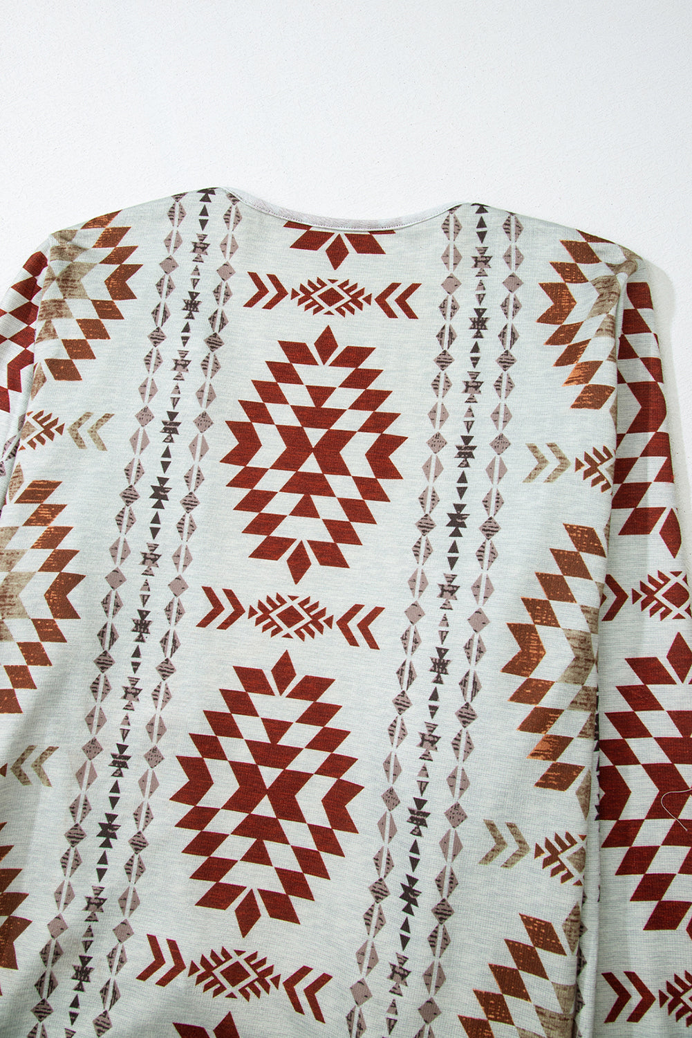 Cozy Western-Style Cardigan with Aztec Pattern - ALOE WINGS STORE