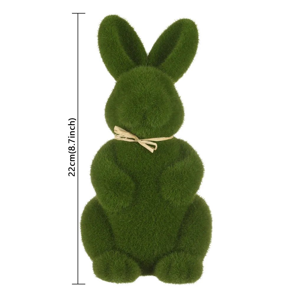 Easter Moss Rabbit Figurine (SELECTION) - ALOE WINGS STORE