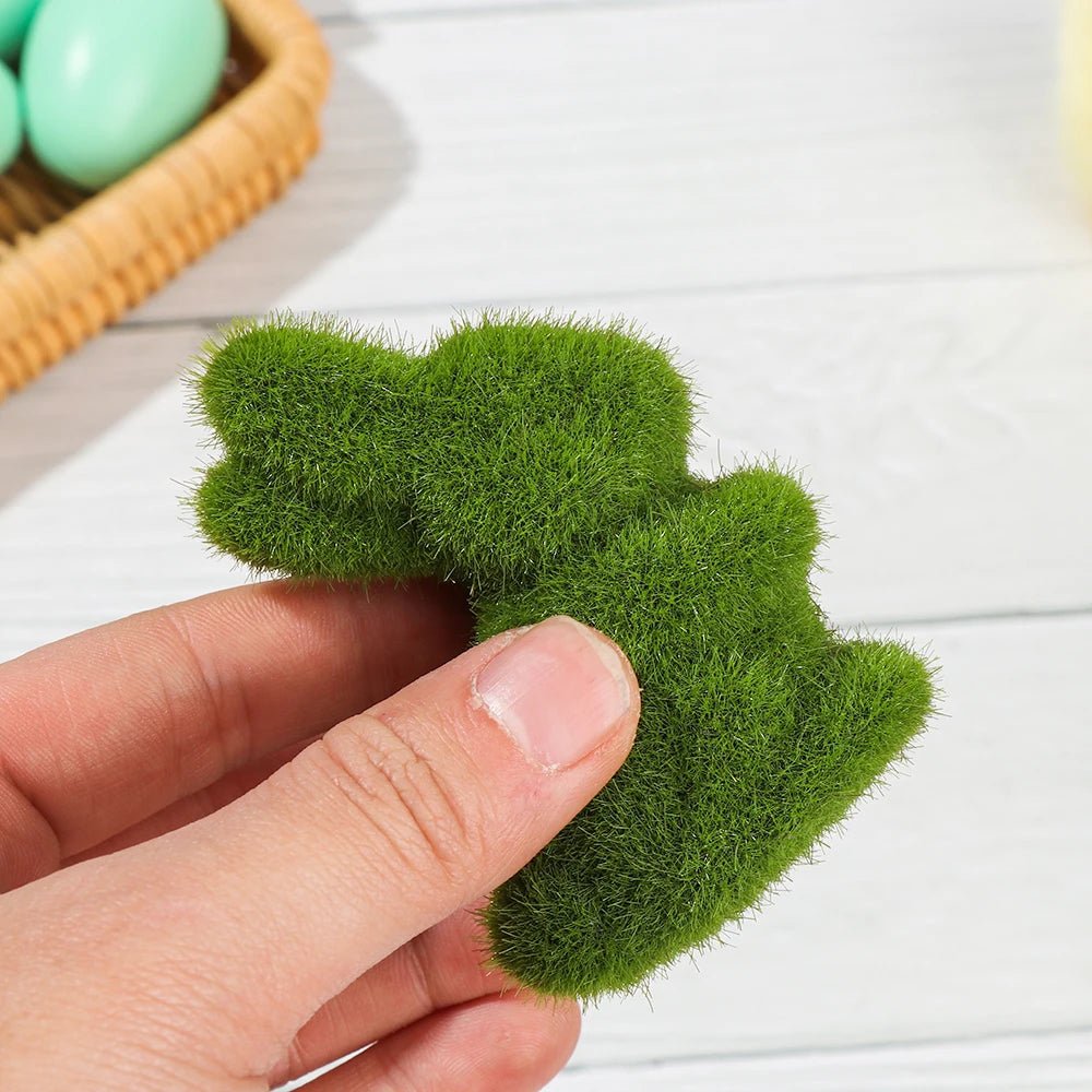 Easter Moss Rabbit Figurine (SELECTION) - ALOE WINGS STORE