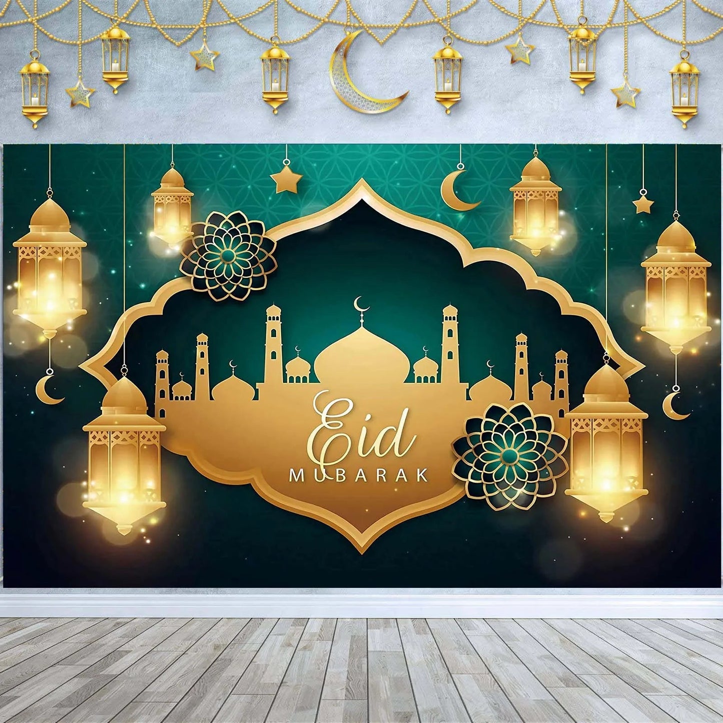 Eid Mubarak, Islamic Wall Hanging Tapestry - ALOE WINGS STORE