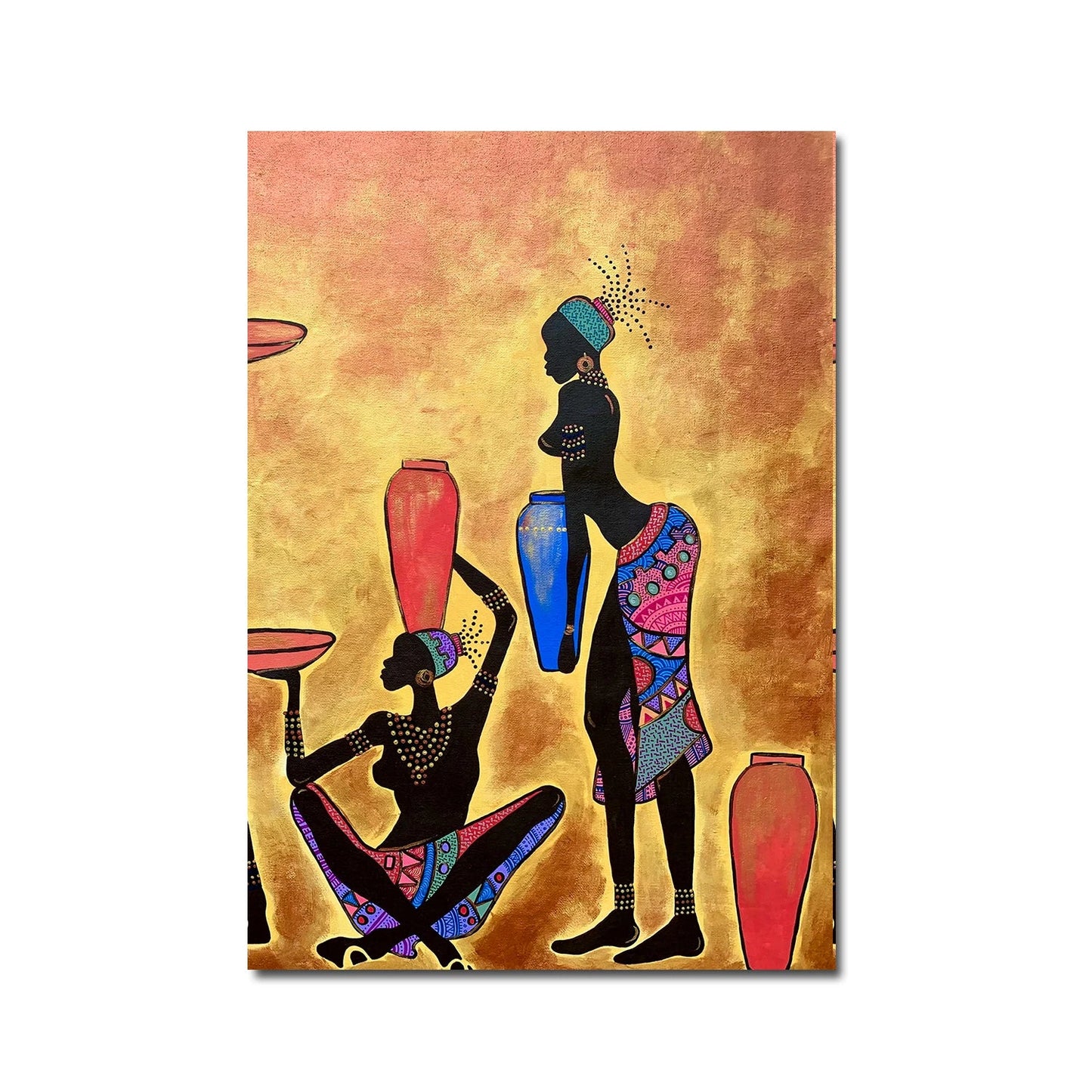 Ethnic Tribal African Women Wall Hanging [SELECTION] - ALOE WINGS STORE