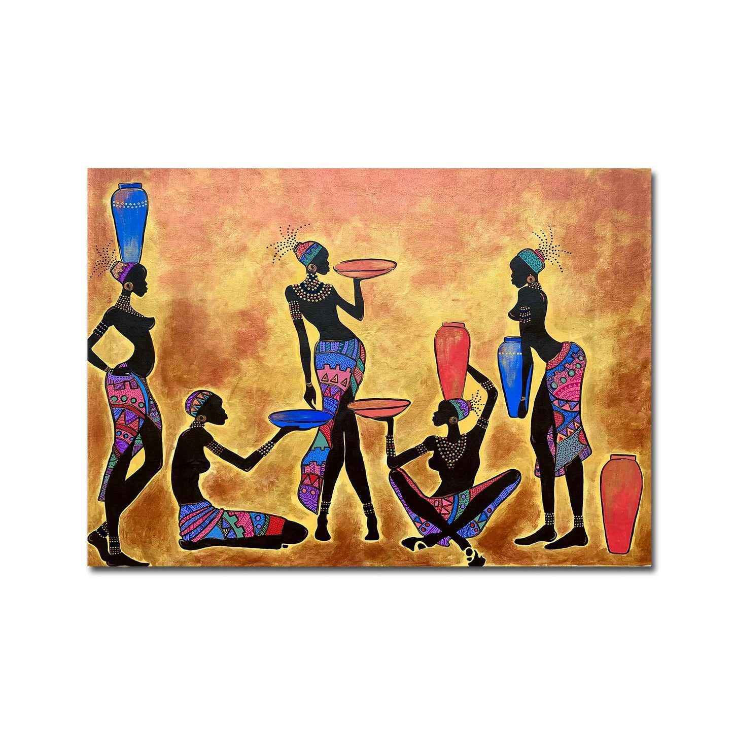 Ethnic Tribal African Women Wall Hanging [SELECTION] - ALOE WINGS STORE