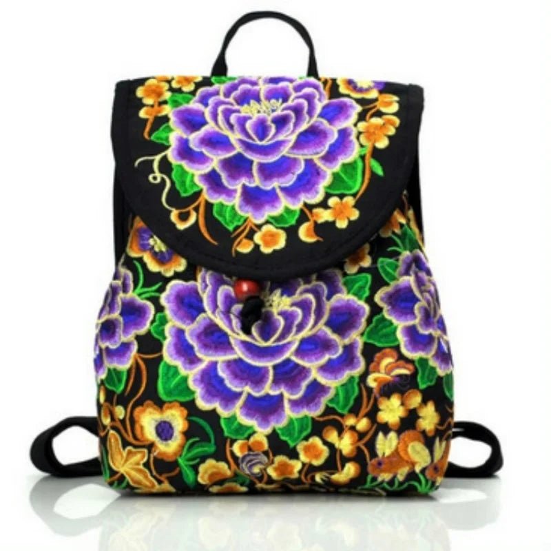 Fashionable  Ethnic Style Embroidered Backpack [SELECTION] - ALOE WINGS STORE