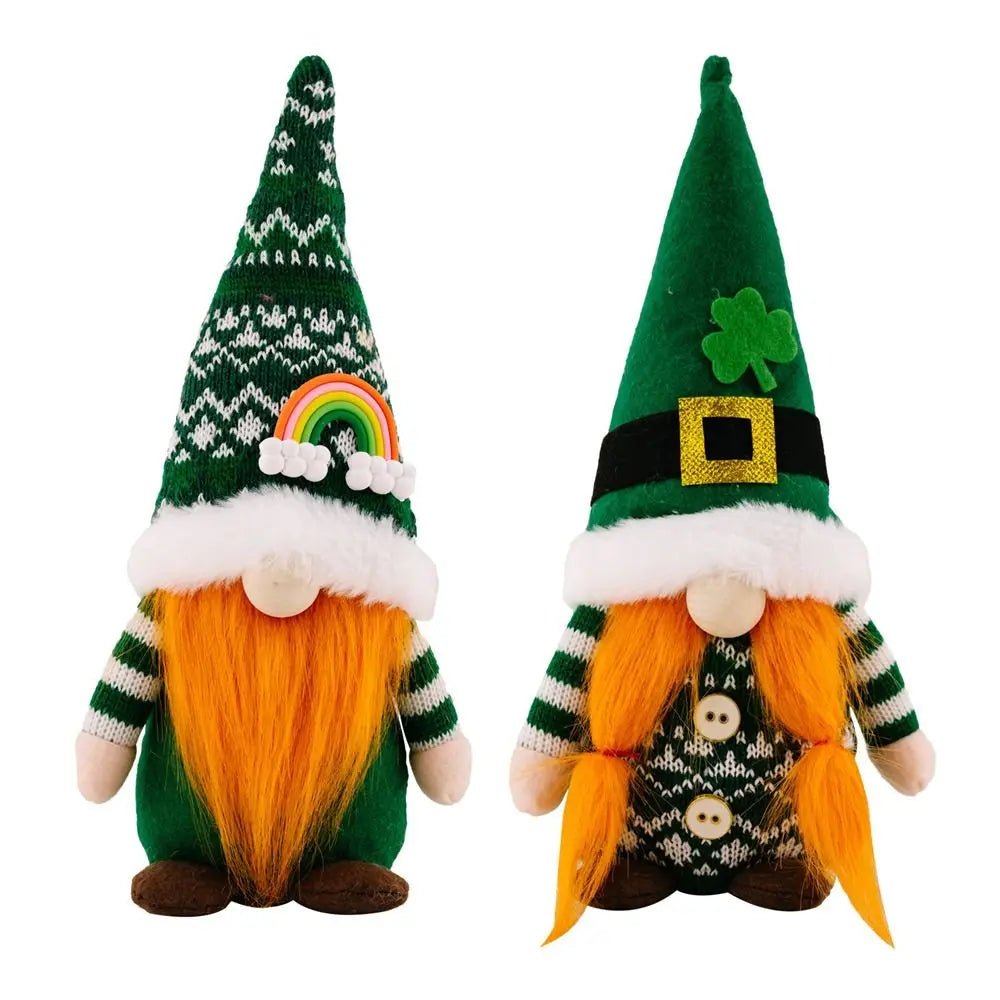 Handmade St Patrick's Day Fabric Gnomes Selection - ALOE WINGS STORE