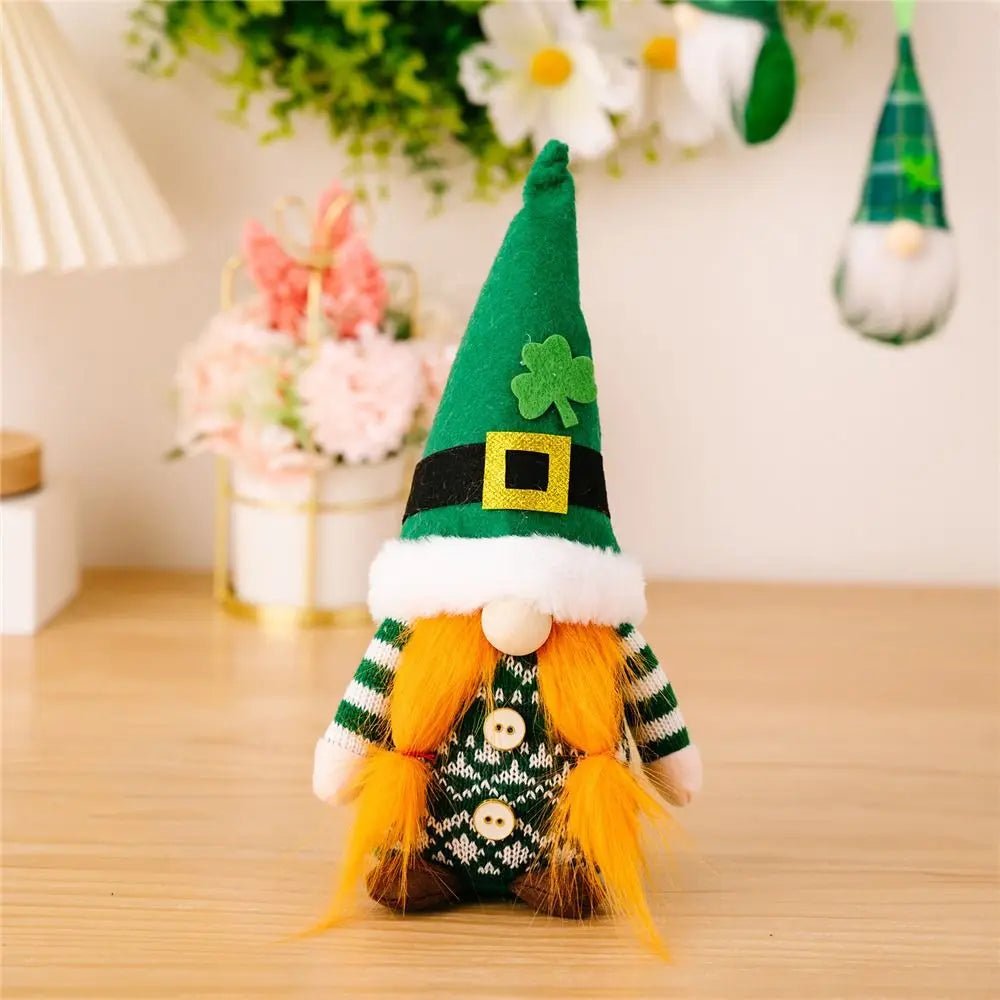 Handmade St Patrick's Day Fabric Gnomes Selection - ALOE WINGS STORE