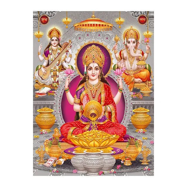 Hindu Gods And Goddesses Wall Hanging SELECTION - ALOE WINGS STORE