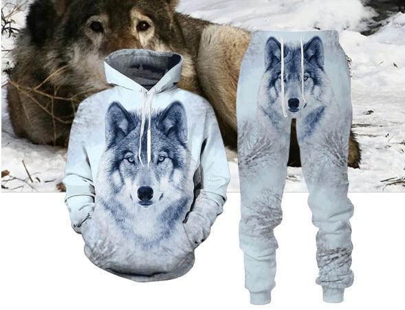 Howling at the Moon: Wolf & Nature Inspired Tracksuits - ALOE WINGS STORE