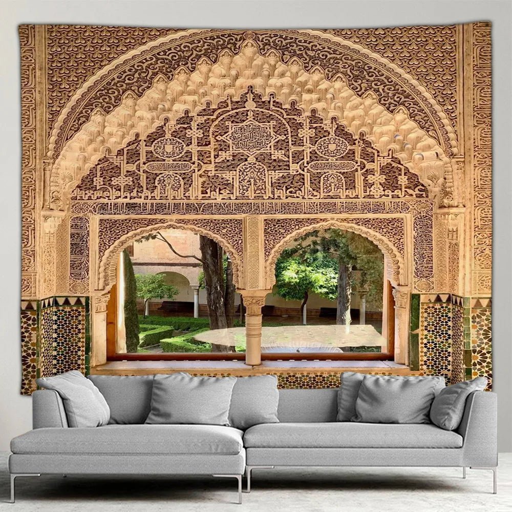 Islamic ARCHITECTURAL Tapestry - SELECTION 1 - ALOE WINGS STORE