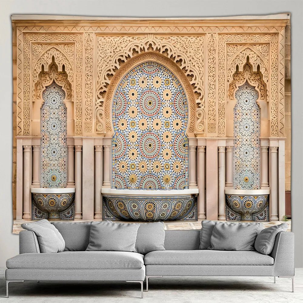 Islamic ARCHITECTURAL Tapestry - SELECTION 1 - ALOE WINGS STORE