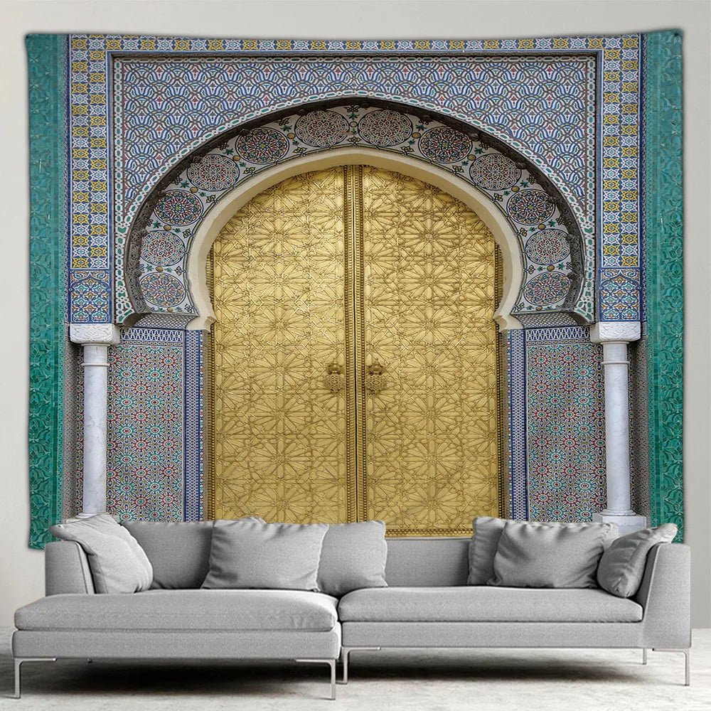 Islamic Architectural Wall Hanging Tapestry SELECTION - ALOE WINGS STORE