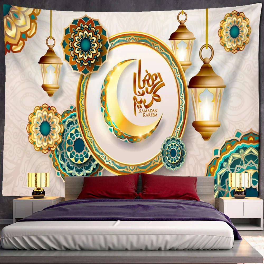 Islamic Ramadan Lantern Tapestry Wall Hanging SELECTION - ALOE WINGS STORE