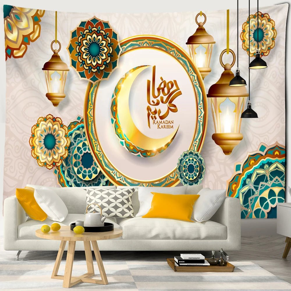 Islamic Ramadan Lantern Tapestry Wall Hanging SELECTION - ALOE WINGS STORE