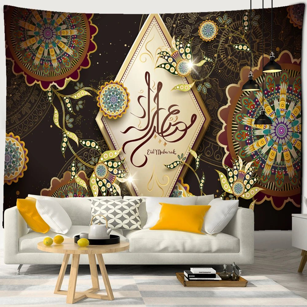 Islamic Ramadan Lantern Tapestry Wall Hanging SELECTION - ALOE WINGS STORE