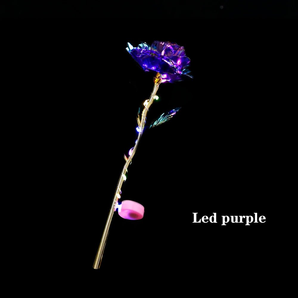 LED 24K Foil Plated Roses - ALOE WINGS STORE