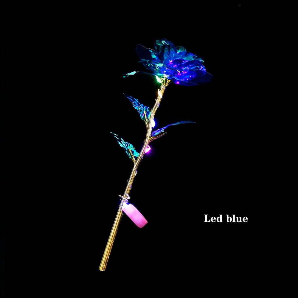 LED 24K Foil Plated Roses - ALOE WINGS STORE