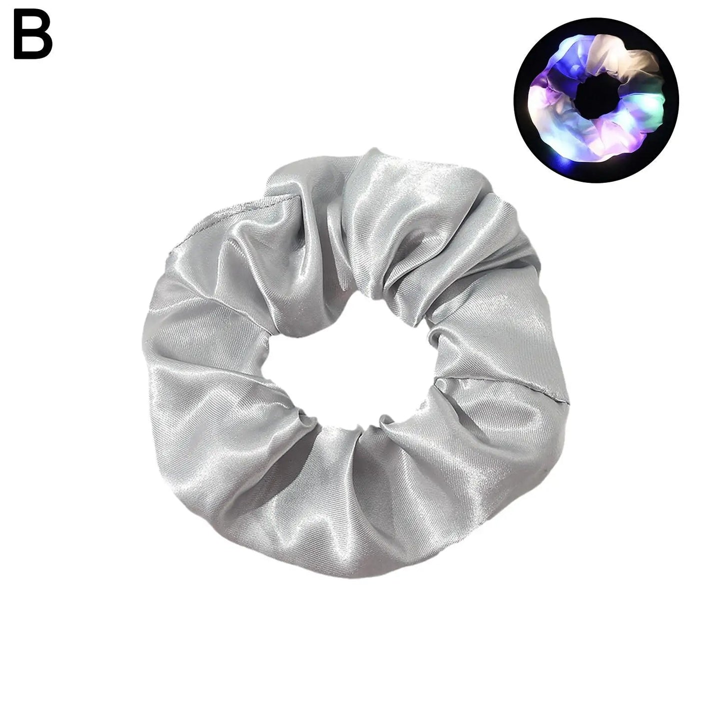 LED Luminous Glow In The Dark Elastic Hair Band SELECTION - ALOE WINGS STORE