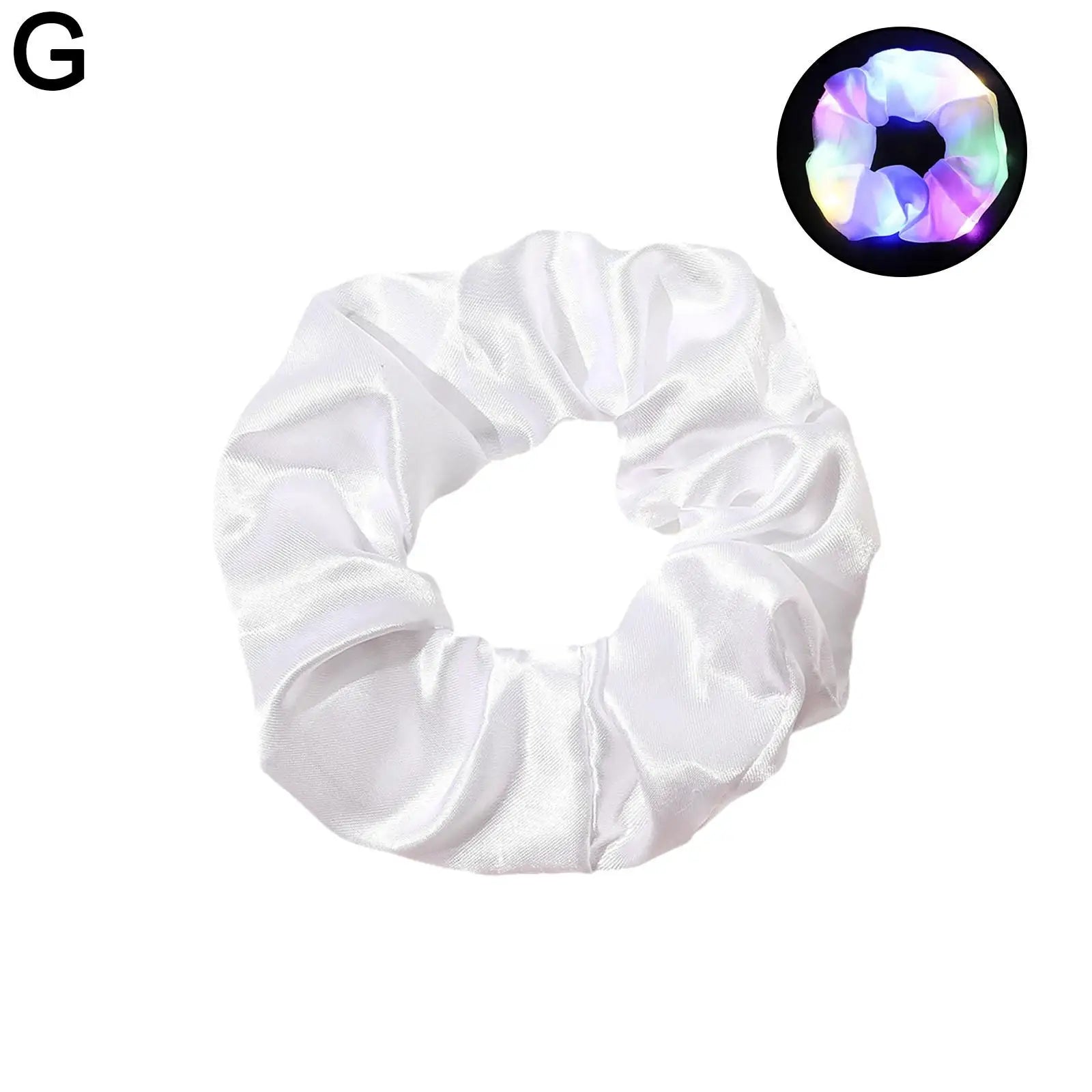 LED Luminous Glow In The Dark Elastic Hair Band SELECTION - ALOE WINGS STORE