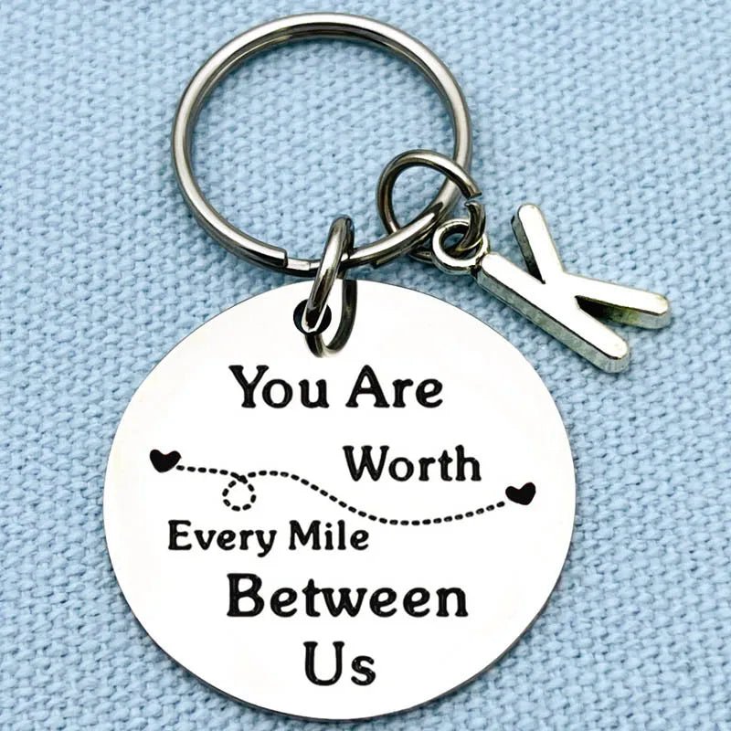 Long Distance Relationship Gifts Keychain - ALOE WINGS STORE