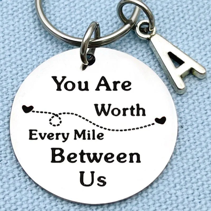 Long Distance Relationship Gifts Keychain - ALOE WINGS STORE