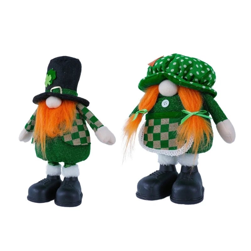 Long stretchable Fabric Irish Legs Gnomes with black boots - ALOE WINGS STORE