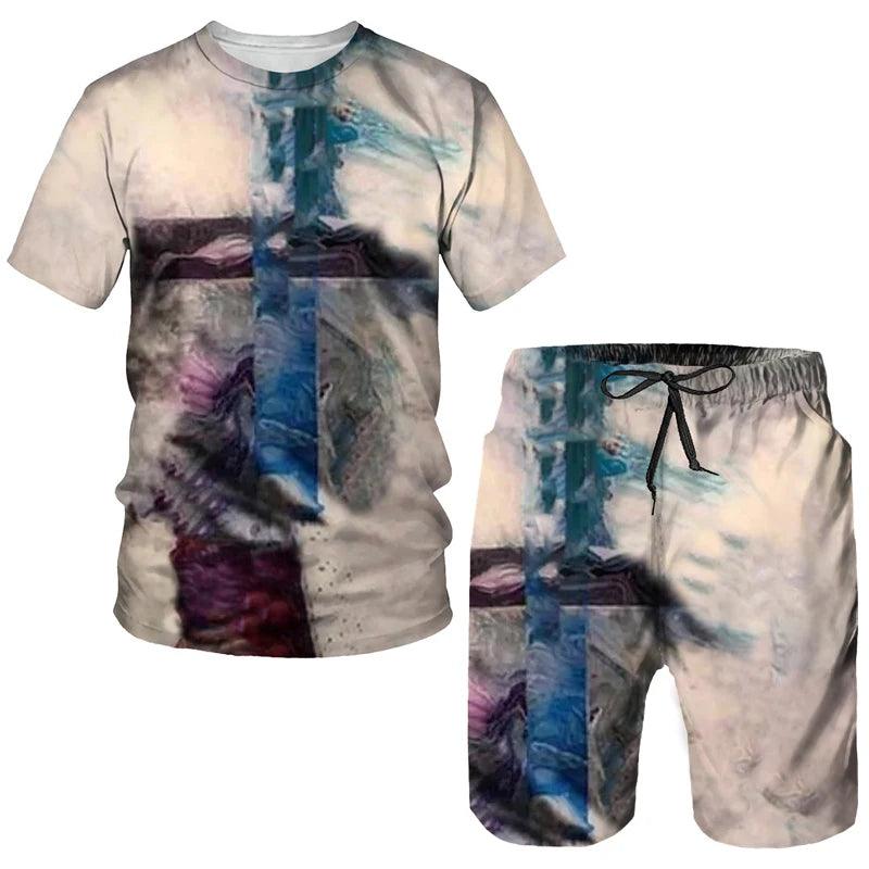 Lord Jesus Christ Lion Style Shorts and T-Shirt Selection - ALOE WINGS STORE