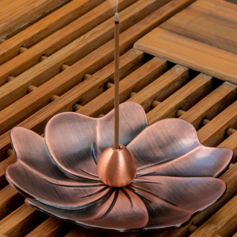 Lotus Rack Ash Catcher Incense Sticks Holder - ALOE WINGS STORE