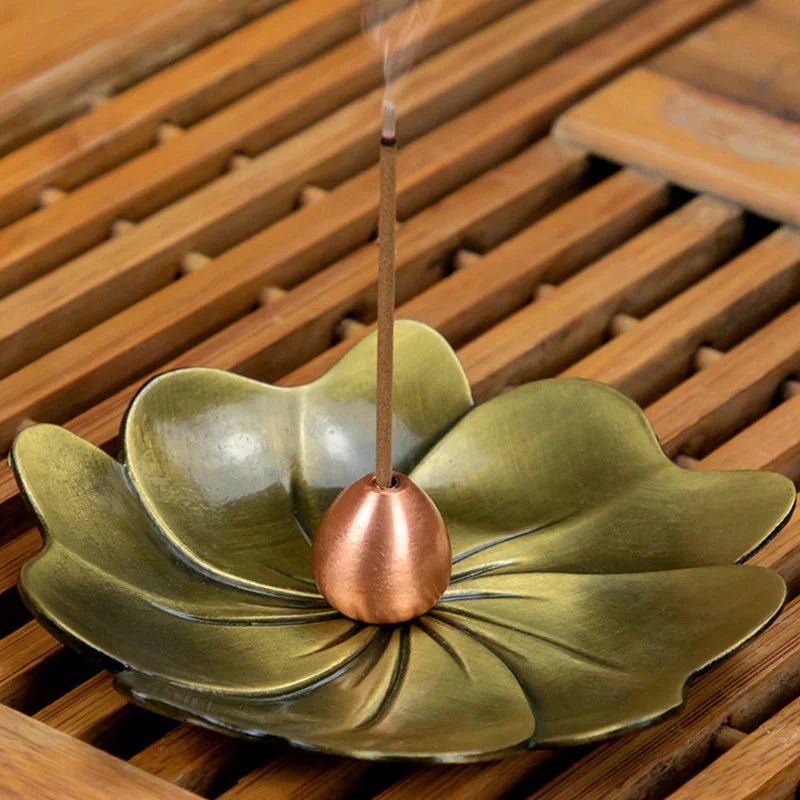 Lotus Rack Ash Catcher Incense Sticks Holder - ALOE WINGS STORE