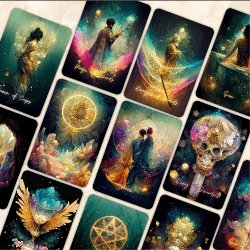 Lune De L’Univers Tarot Cards Deck With Guidebook - ALOE WINGS STORE